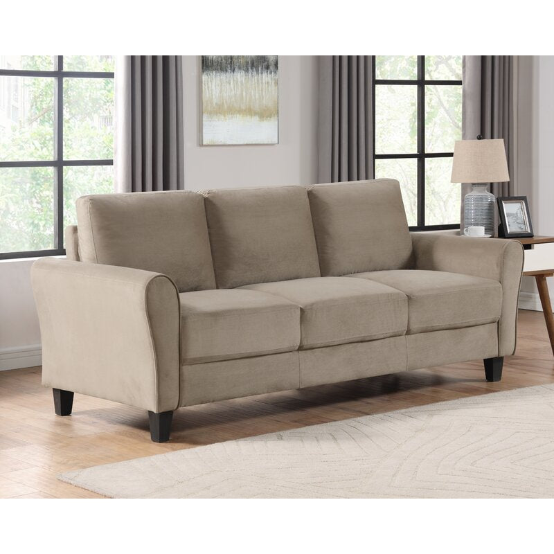 Abisan 80.5'' Flared Arm Curved Sofa CYB829