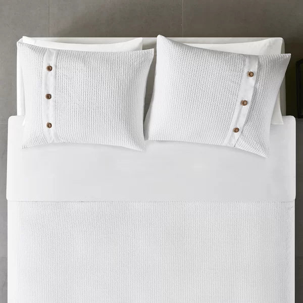 Abner 100% Cotton Modern & Contemporary 3 Piece Comforter Set full/ queen