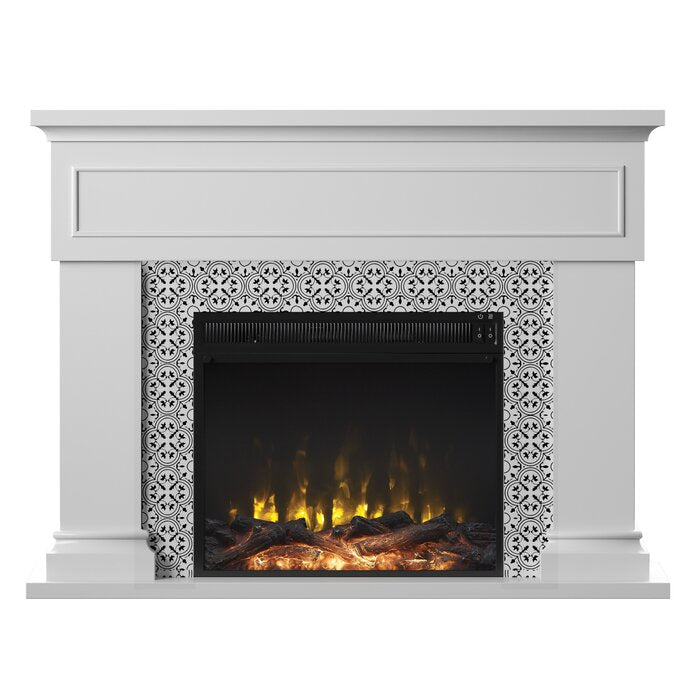 Abra 47.38'' W Electric Fireplace
