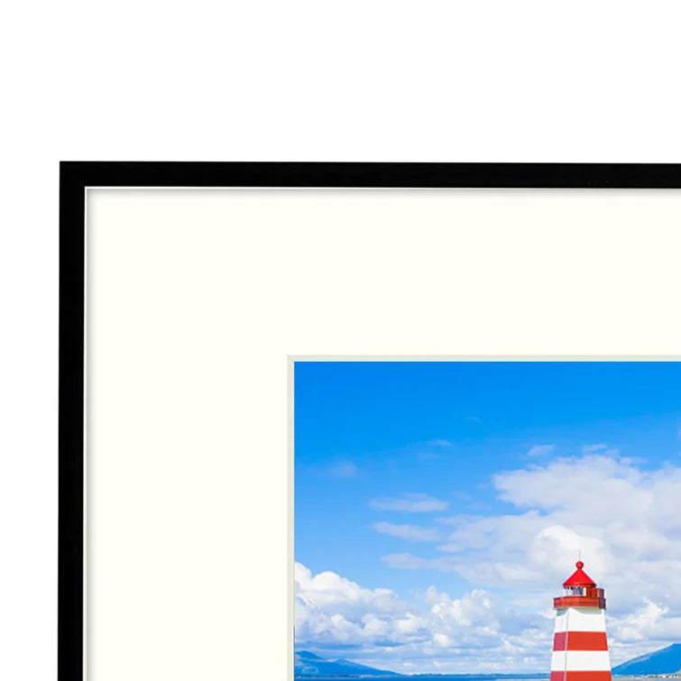 Black Abraham Matte Metal Single Picture Frame, 11" x 14"