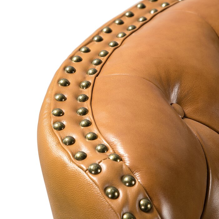 Abruzzino Manual Standard Genuine Leather Recliner