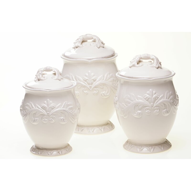 Abshire 3 Piece Ceramic Storage Jar Set LC129