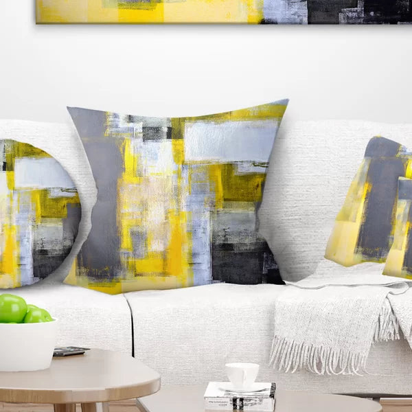 Abstract Blur Pillow 18" X 18"