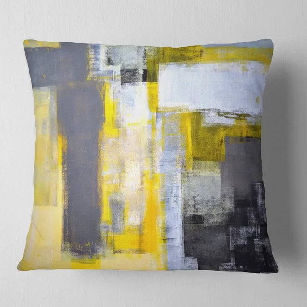 Abstract Blur Pillow 18" X 18"