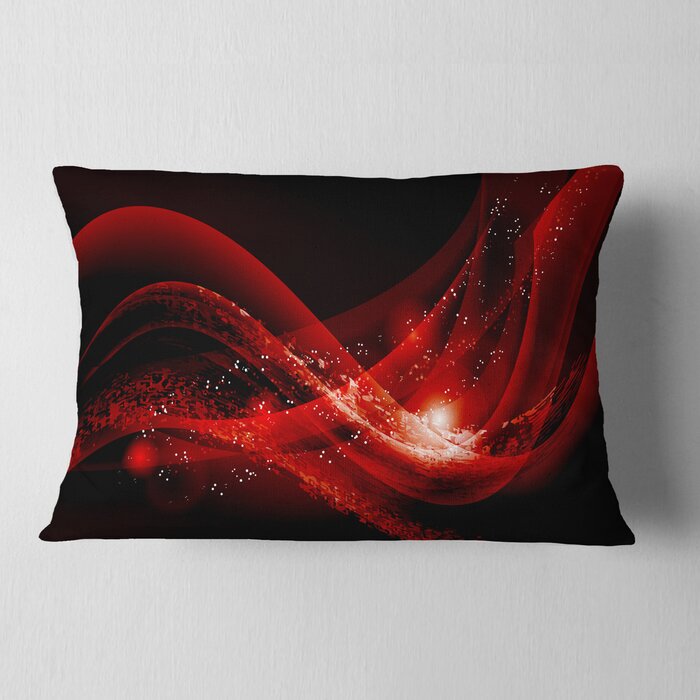 Abstract Dark Vector Illustration Lumbar Pillow PK127