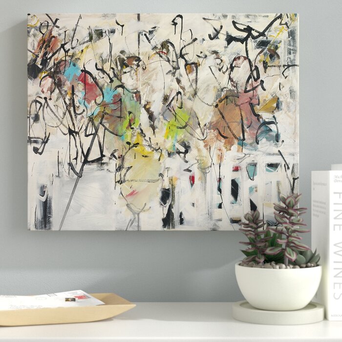 20" H x 30" W x 1.5" D Abstract IX by Salvatore Principe - Wrapped Canvas
