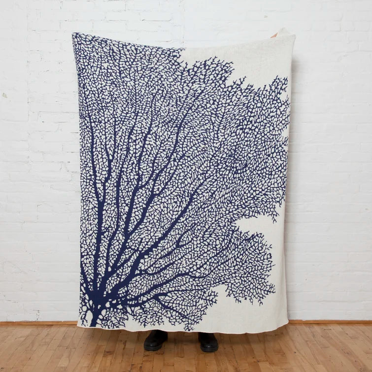 Abstract Knitted Throw