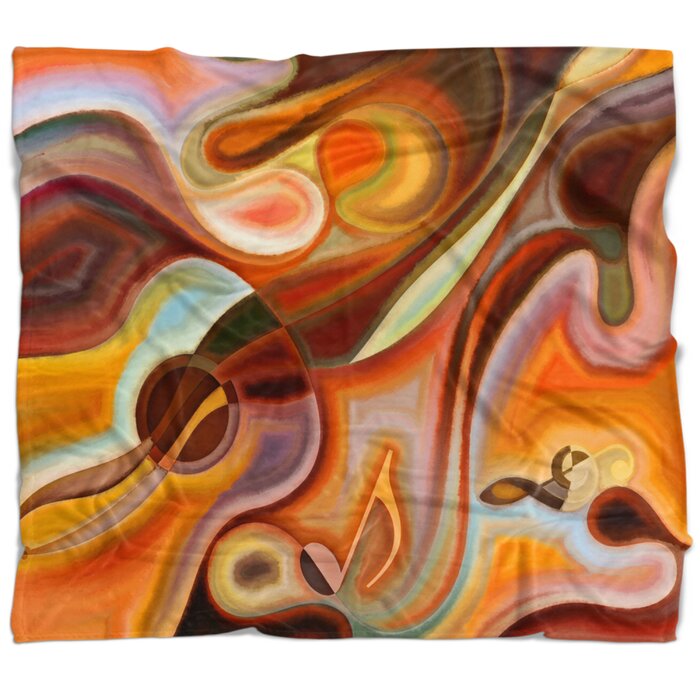Abstract Music Dreams Blanket 59x71 EE197