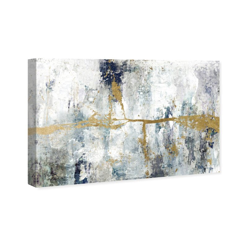 Abstract Ocean Divide - Graphic Art on Canvas KB826