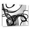 Abstract Poetry In Black And White 91 by Irena Orlov - Wrapped Canvas Print, 36