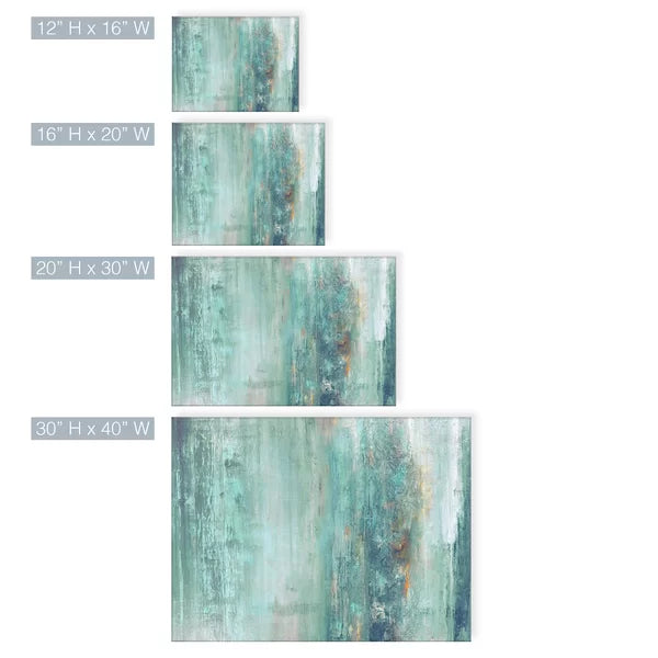 Abstract Spa by Tristan Scott - Wrapped Canvas 12"x16"