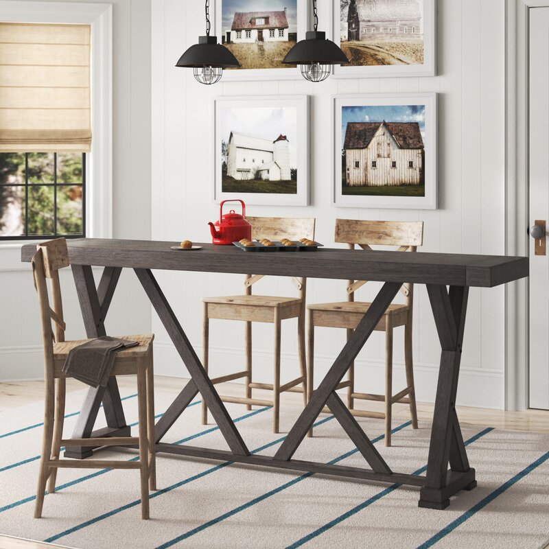 Aceves Counter Height Trestle Dining Table SHB121