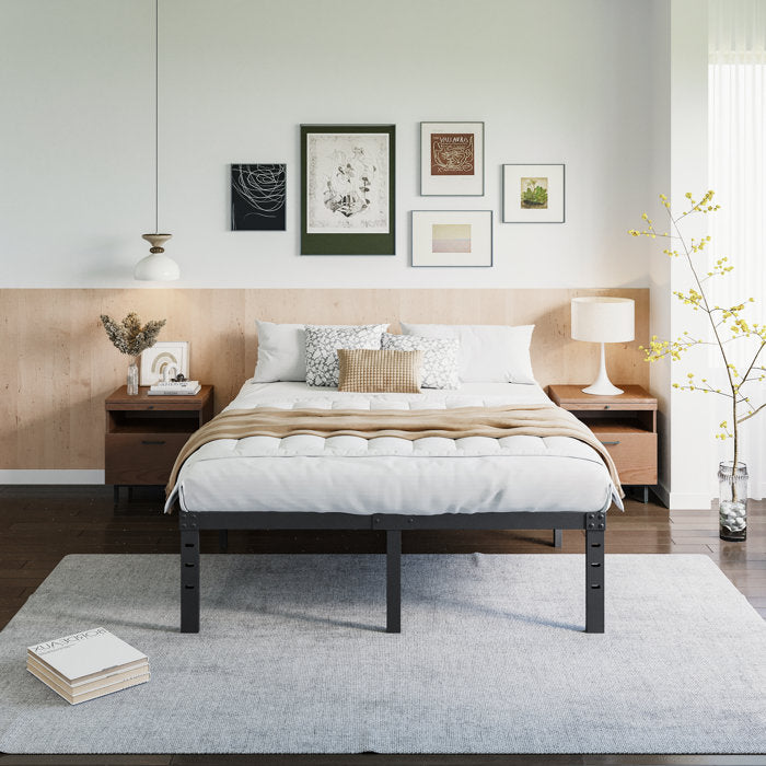 California King Ackerman 16'' Bed Frame Salvage & Co Indy