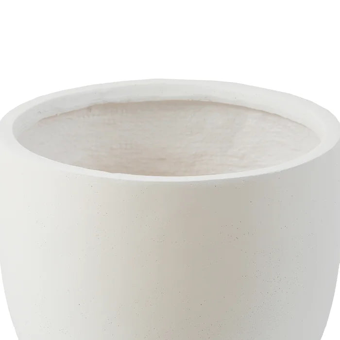 17.2" H x 17.5" W x 17.5" D White Acushnet Pot Planter