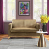 Adalynn 51'' Velvet Square Arm Loveseat