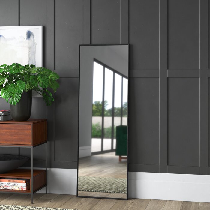 70.2" x 27.3" Adames Rectangle Metal Mirror