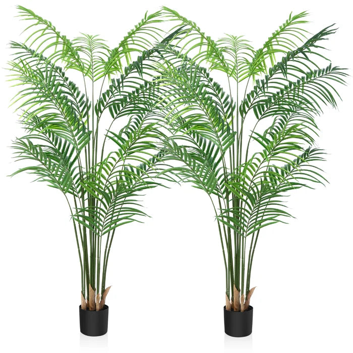 63" H x 40" W x 40" D Adcock 2 Artificial Palm in Pot Set (Set of 2)