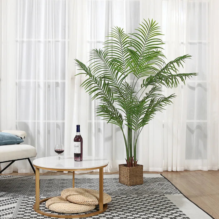 63" H x 40" W x 40" D Adcock 2 Artificial Palm in Pot Set (Set of 2)