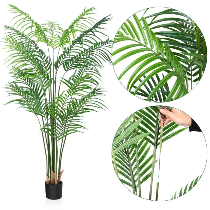 63" H x 40" W x 40" D Adcock 2 Artificial Palm in Pot Set (Set of 2)