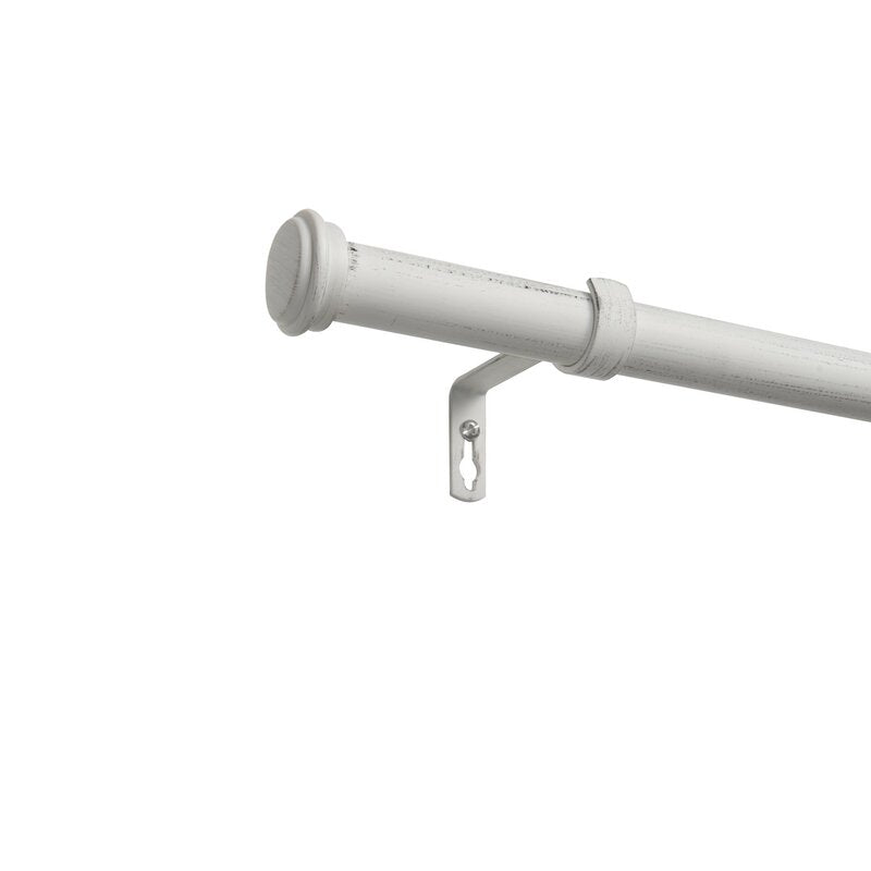 66" - 120" Adjustable 1" Single Curtain Rod