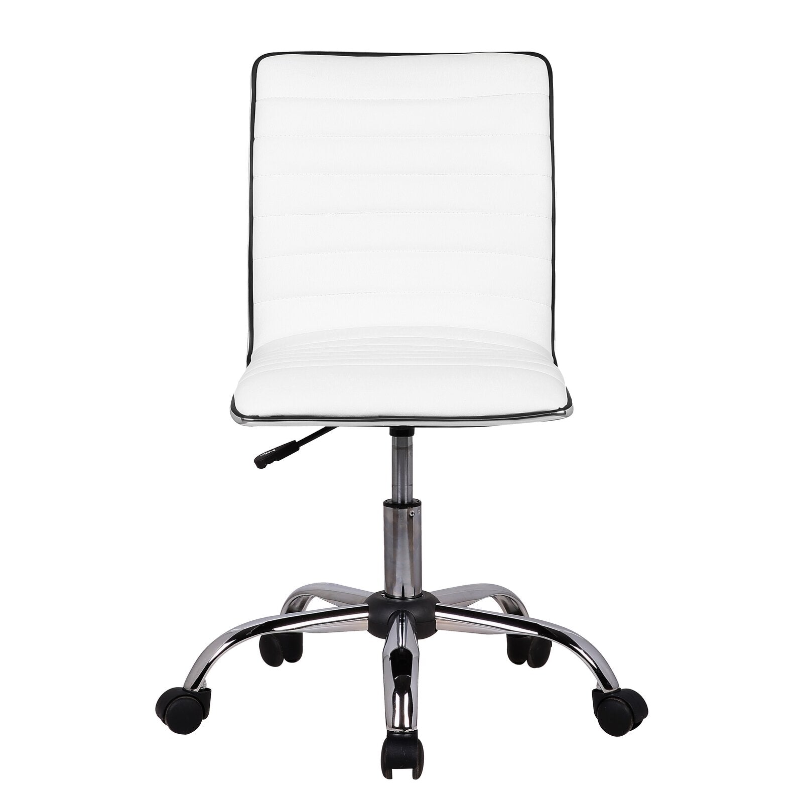 White Adjustable Mid-Back Task Chair K6857