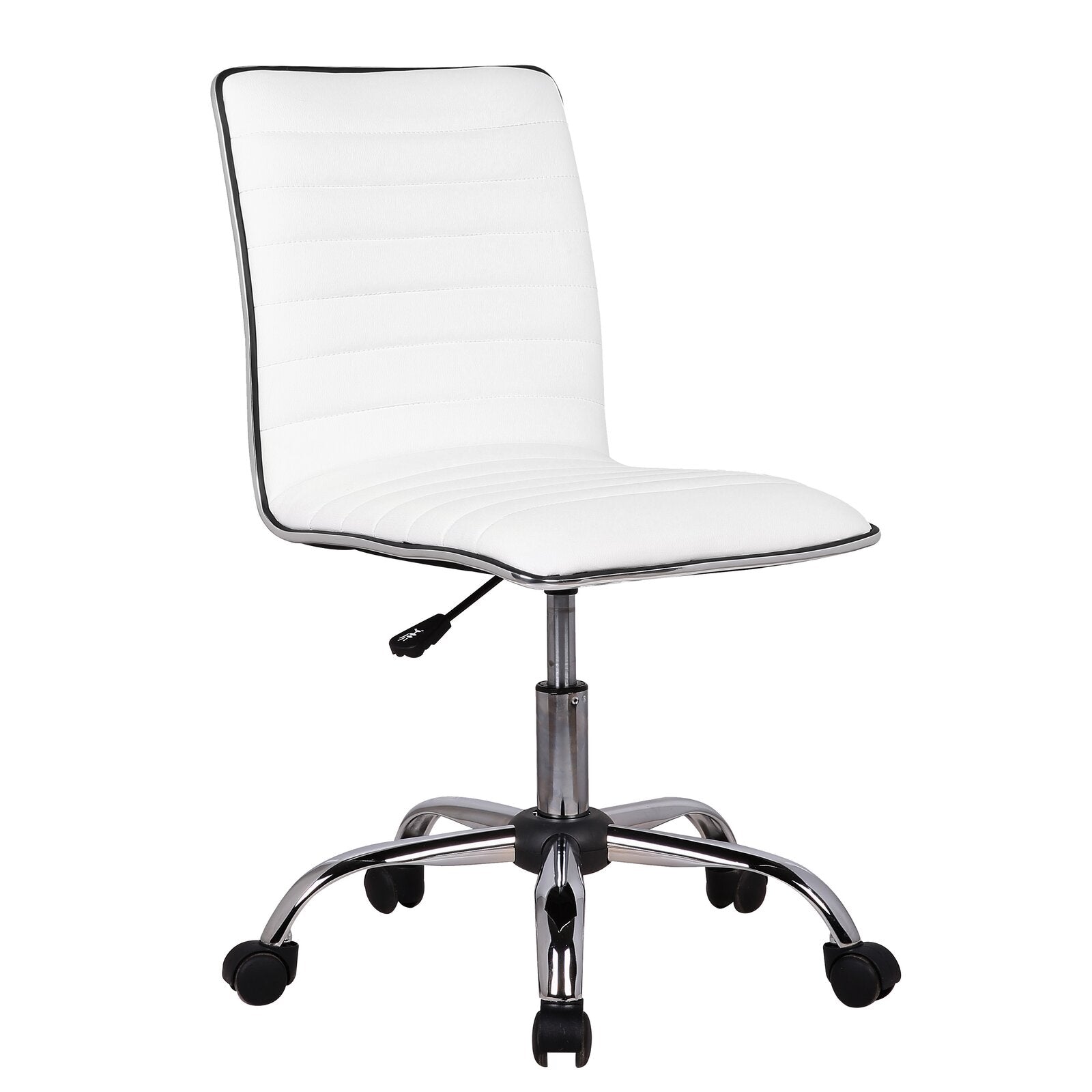 White Adjustable Mid-Back Task Chair K6857