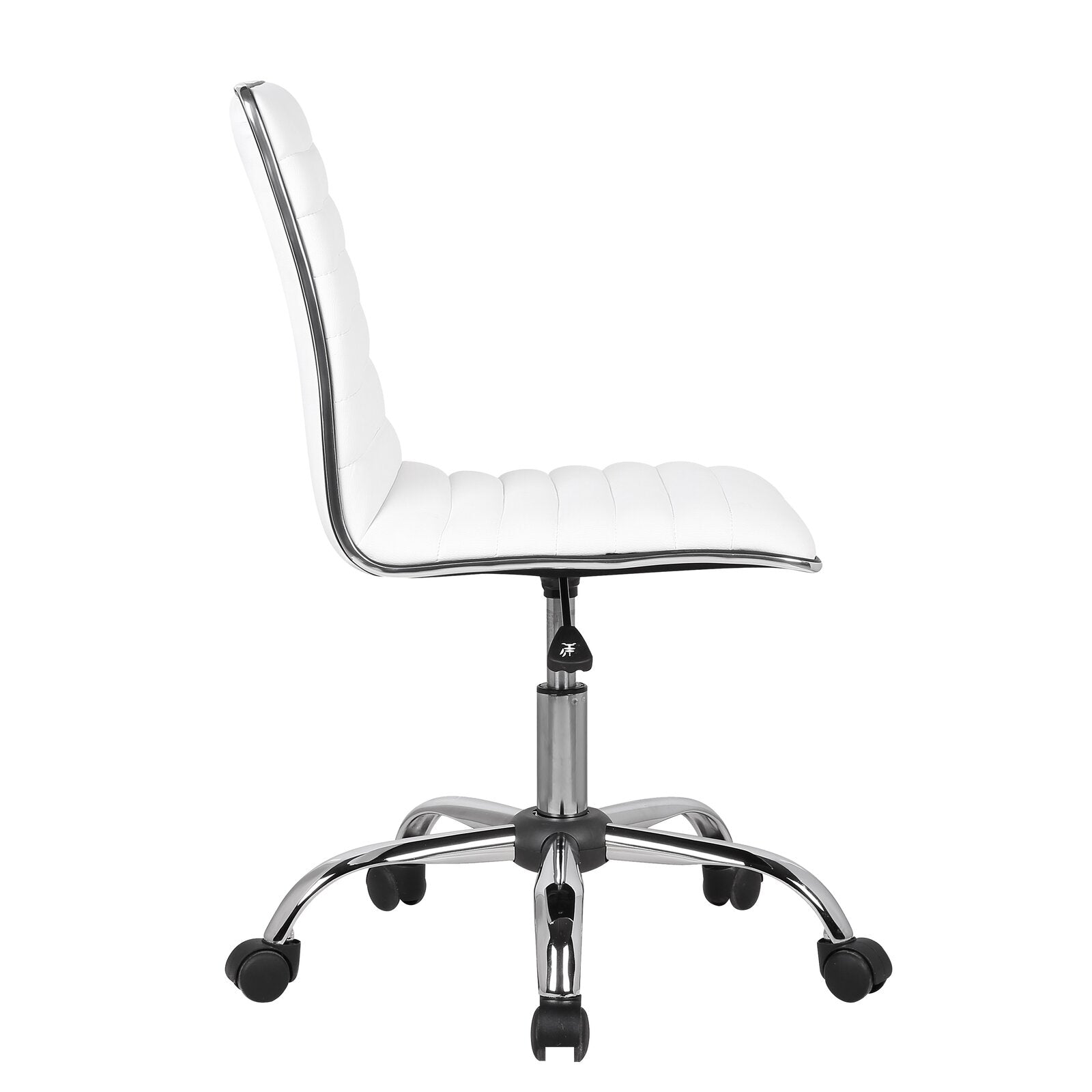 White Adjustable Mid-Back Task Chair K6857