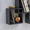 Black Adonica Square Accent Shelf