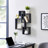 Black Adonica Square Accent Shelf