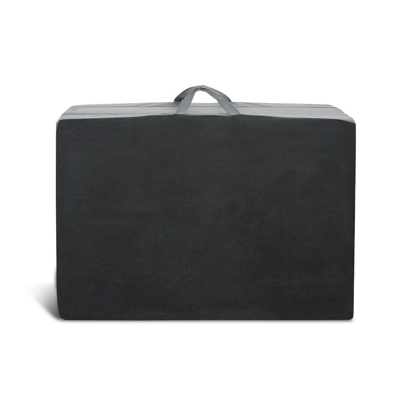 Black/Gray Adult QuadFold Hide 'A Mat Cot HS174