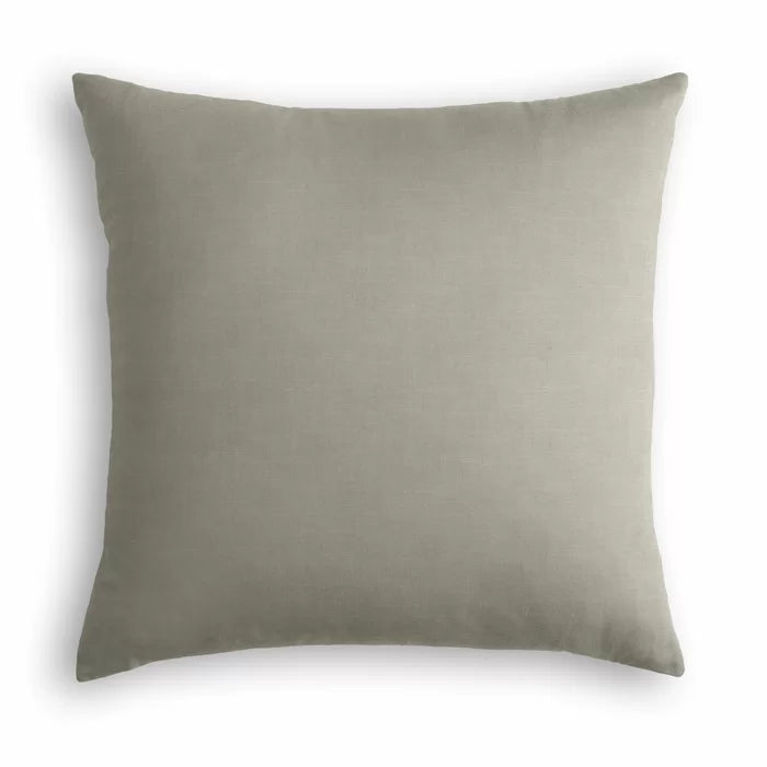 24" x 24" Dark Taupe Aemilia Square Pillow Cover & Insert