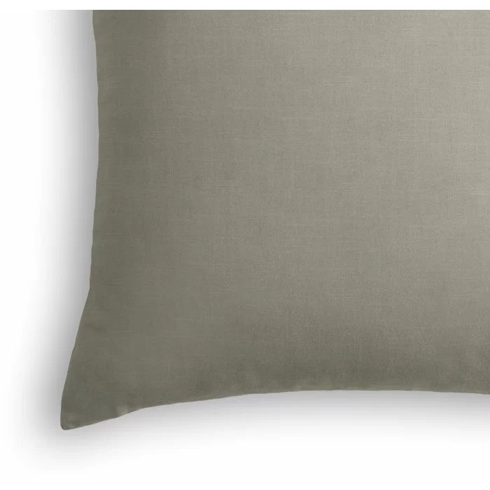 24" x 24" Dark Taupe Aemilia Square Pillow Cover & Insert