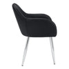 Black Agostini Upholstered Arm Chair (Set of 2)