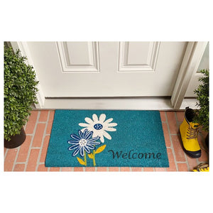 Ahull Daisy Welcome Non-Slip Outdoor Door Mat (#461)