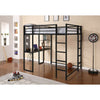 Full Aime Loft Bed with Bookcase K8397