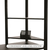 Full Aime Loft Bed with Bookcase K8397