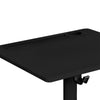 Black Airlift® Sit-Stand Mobile Desk Adjustable Laptop Cart CL522