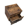 Weathered Oak/Black Aislin 1-Drawer Lateral Filing Cabinet, MG440