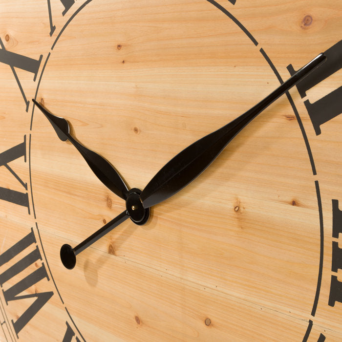 Walnut Aitana Wood Wall Clock