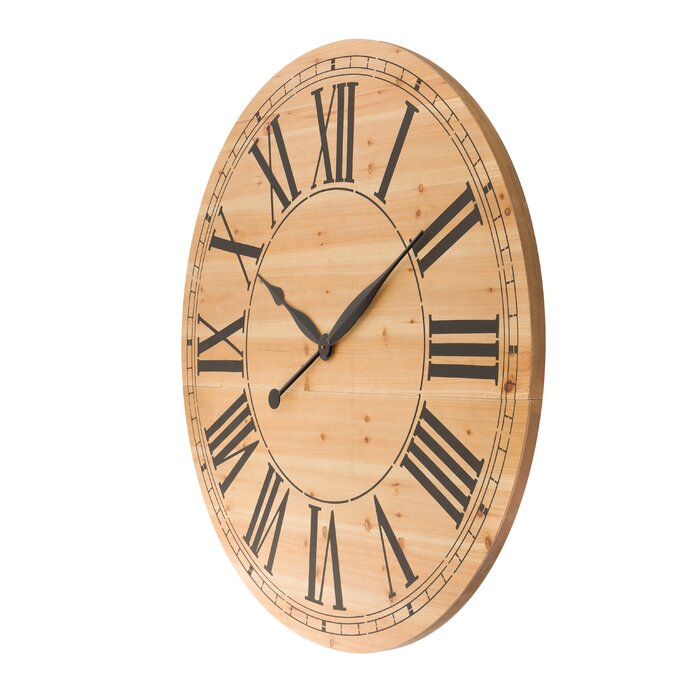 Walnut Aitana Wood Wall Clock