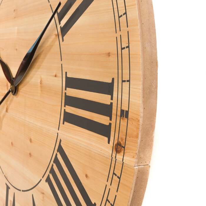 Walnut Aitana Wood Wall Clock