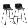 Black Aiyana Short Bar Stool (30