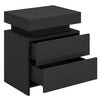 Black Albanese 20.5'' Tall 2 - Drawer Nightstand
