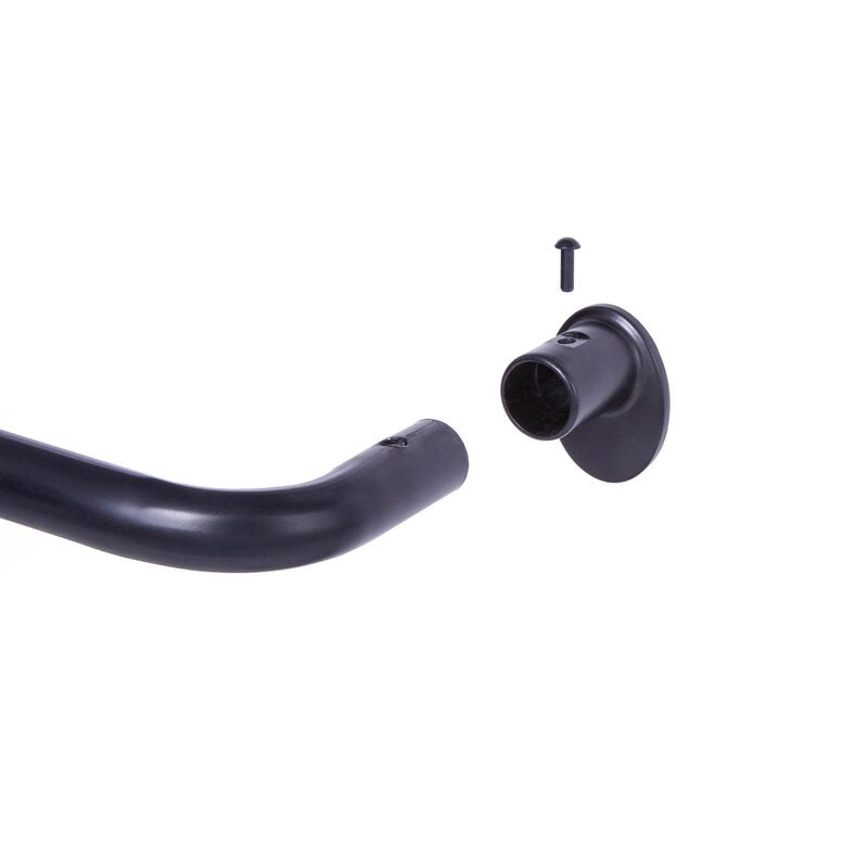 48" - 86" Black Alberton Adjustable 0.63" Curtain Rod
