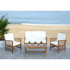 Alcazar 4 Piece Sofa Seating Group with Cushions #LX4047