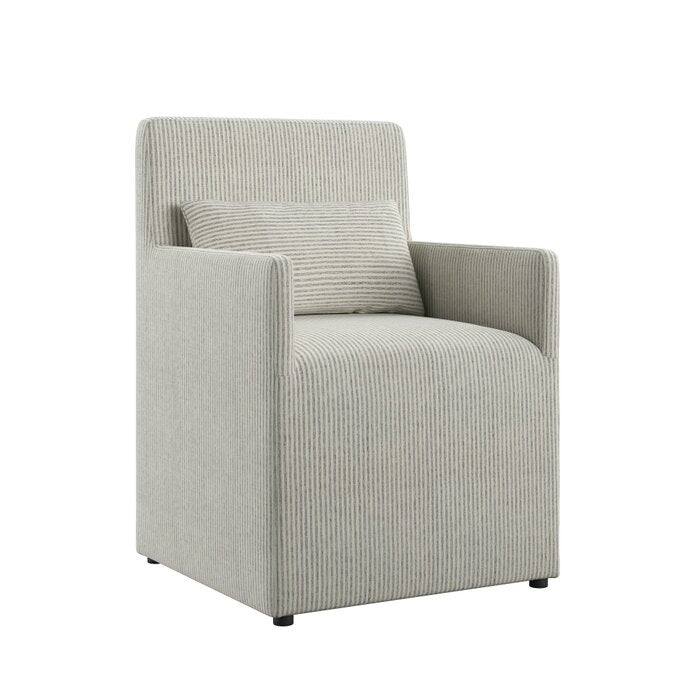 Alduin Arm Chair in Gray (Set of 2)