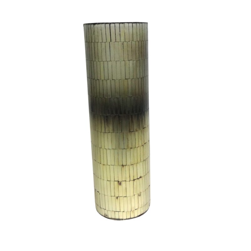 Aleksey Silver 16'' Glass Table Vase b85-SHB148