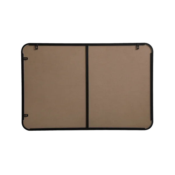 36'' H x 24'' W Black Alessandra Accent Mirror