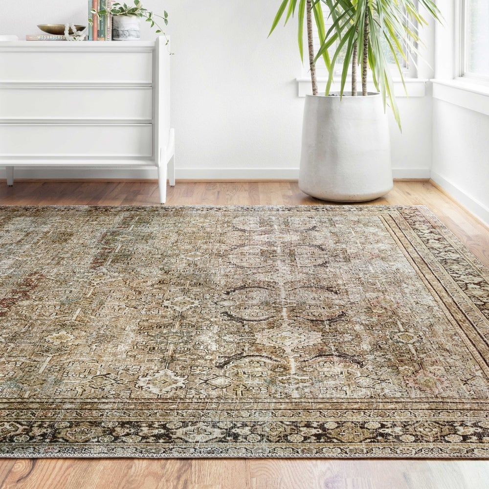Alexander Home Isabelle Traditional Printed Area Rug - 7'6" x 9'6"