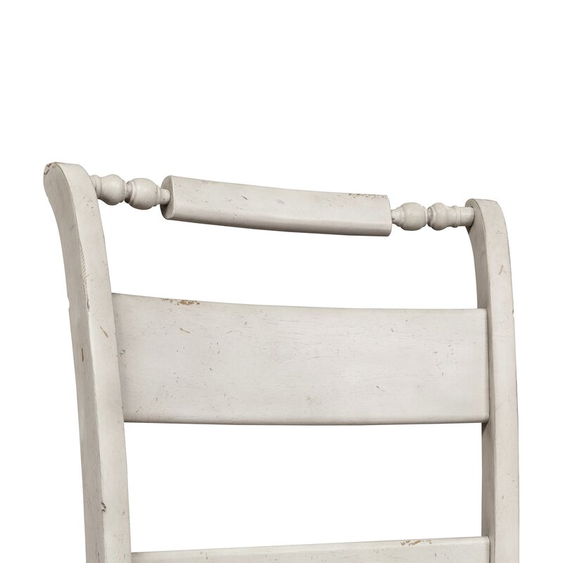 Alexandro Linen Ladder Back Side Chair (Set of 2)